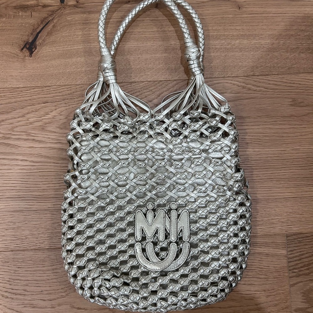Brand new MIU MIU leather tote